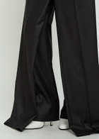 Bettter Double Leg Layered Wool-blend Trousers Black