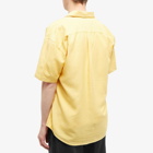 Foret Men's Largo Ripstop Short Sleeve Shirt in Dusty Yellow