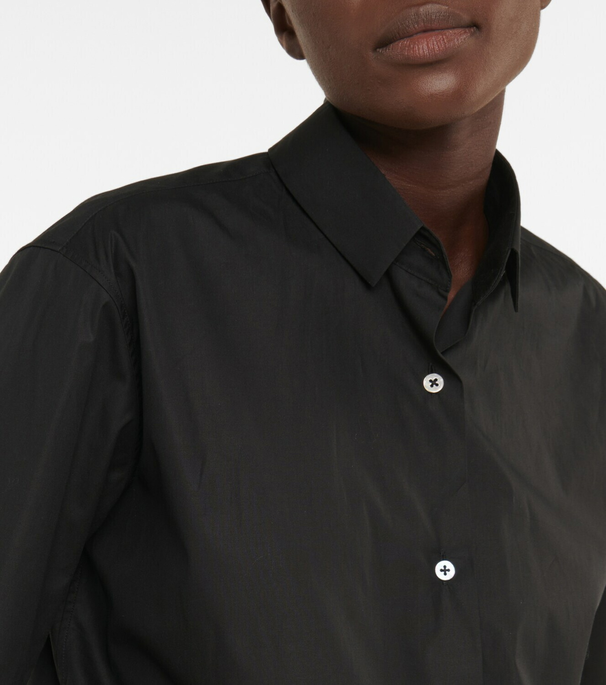 The Row - Bec cotton poplin bowling shirt The Row The Row - Bec cotton poplin bowling shirt The Row
