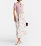 Magda Butrym Floral silk midi dress