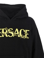 Versace Logo Print Hoodie