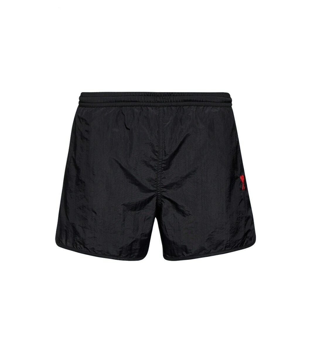 AMI(アミ) SWIM SHORTS [正規品/関税込/送料込] AMI PARIS - AMI DE COEUR SWIM SHORTS BLACK – LE LABO STORE