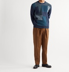 Etro - Patchwork Wool Sweater - Blue