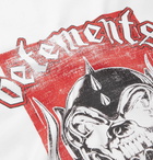 Vetements - The World Motorhead Oversized Printed Cotton-Jersey T-Shirt - White