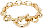 Laura Lombardi Gold Portrait Bracelet