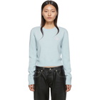 Loewe Blue Short Anagram Sweater
