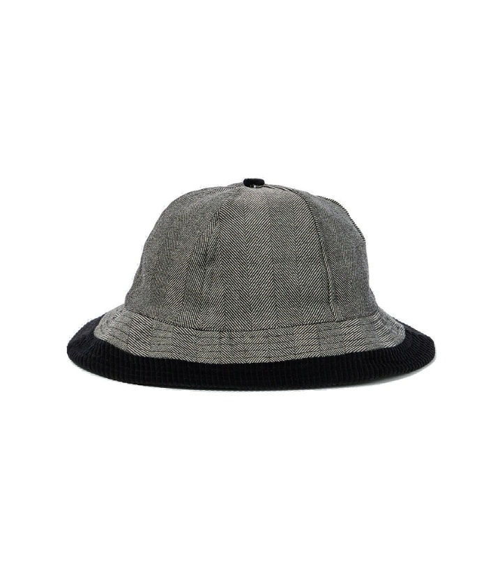 Bode SSENSE Exclusive Black Mesh Bucket Hat Bode