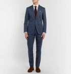 Canali - Navy Kei Slim-Fit Cotton-Blend Suit Jacket - Men - Navy