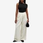 ST. Agni Women's Asymmetric Knit Top in Black