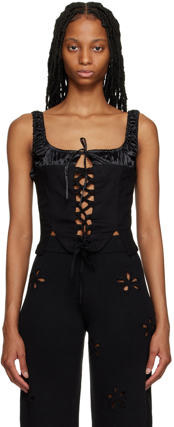 Tach Black Emma Tank Top
