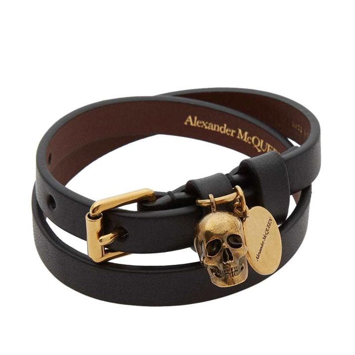 Photo: Alexander McQueen Double Wrap Skull Bracelet