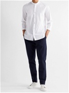 BOGLIOLI - Grandad-Collar Cotton-Poplin Shirt - White