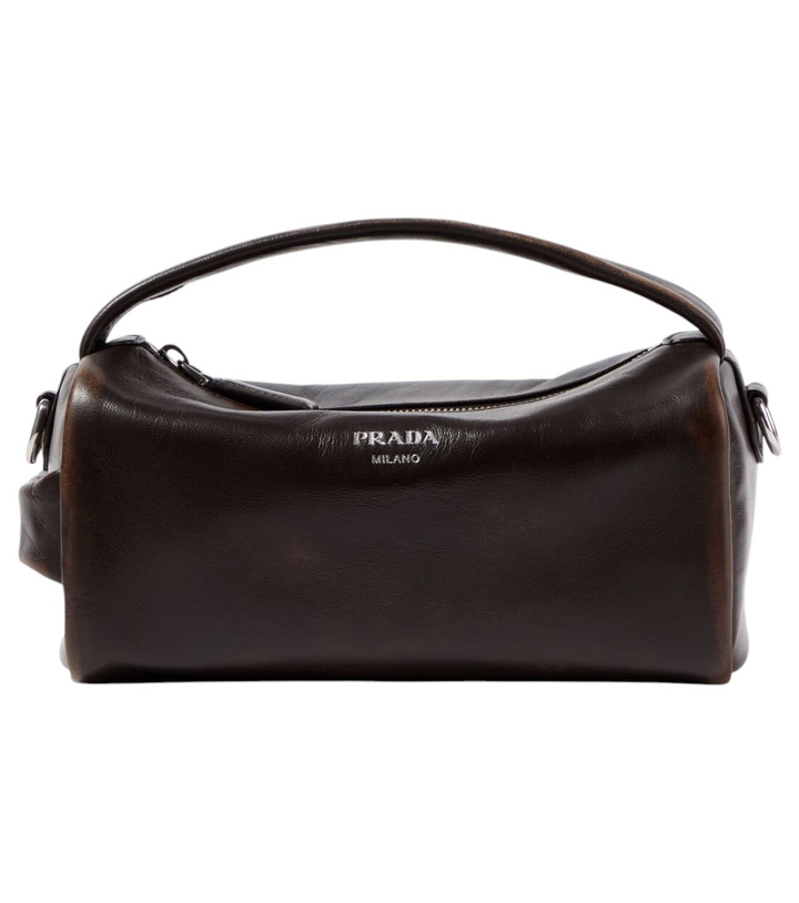 Photo: Prada Distressed leather shoulder bag