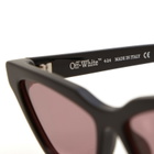 Off-White Sunglasses Women's Off-White Madison Sunglasses in Black/Red 