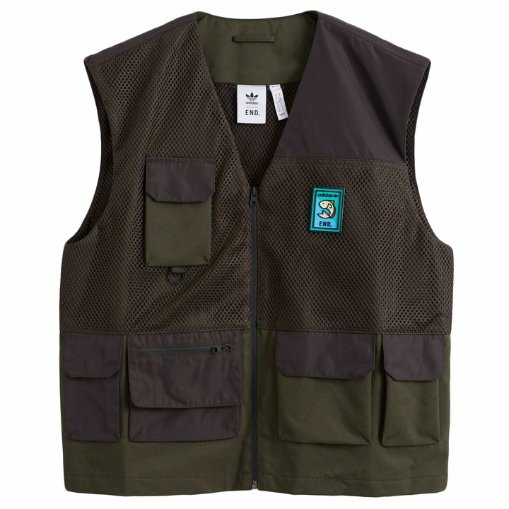 Photo: END. X Adidas Flyfishing Vest in Night Cargo