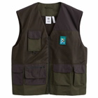 END. X Adidas Flyfishing Vest in Night Cargo