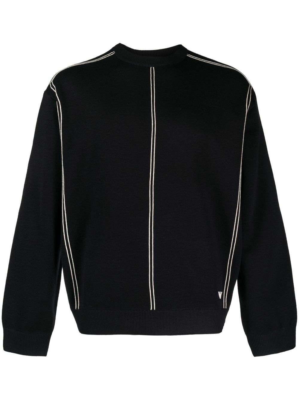 Vintage Emporio Armani Checkered Wool Knit Jumper Size M