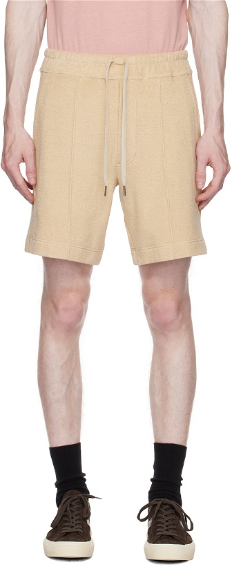 Photo: TOM FORD Beige Towelling Shorts