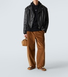 Loewe Balloon leather biker jacket