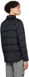 Goldwin Black Press-Stud Down Jacket