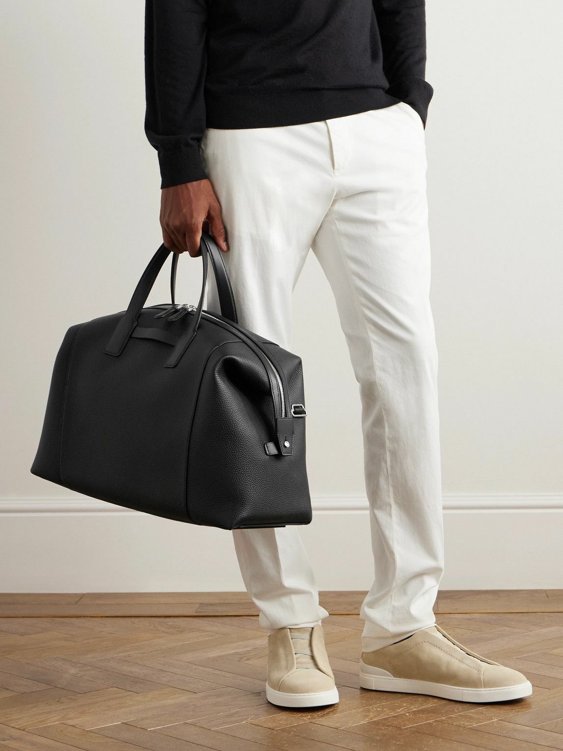 Dunhill - 1983 Harness Pebble-Grain Leather Holdall Dunhill