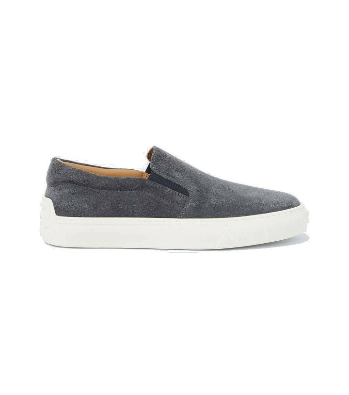 Photo: Tod's Cassetta Casual suede slip-on sneakers