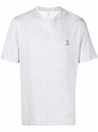 BRUNELLO CUCINELLI - Logo Cotton T-shirt