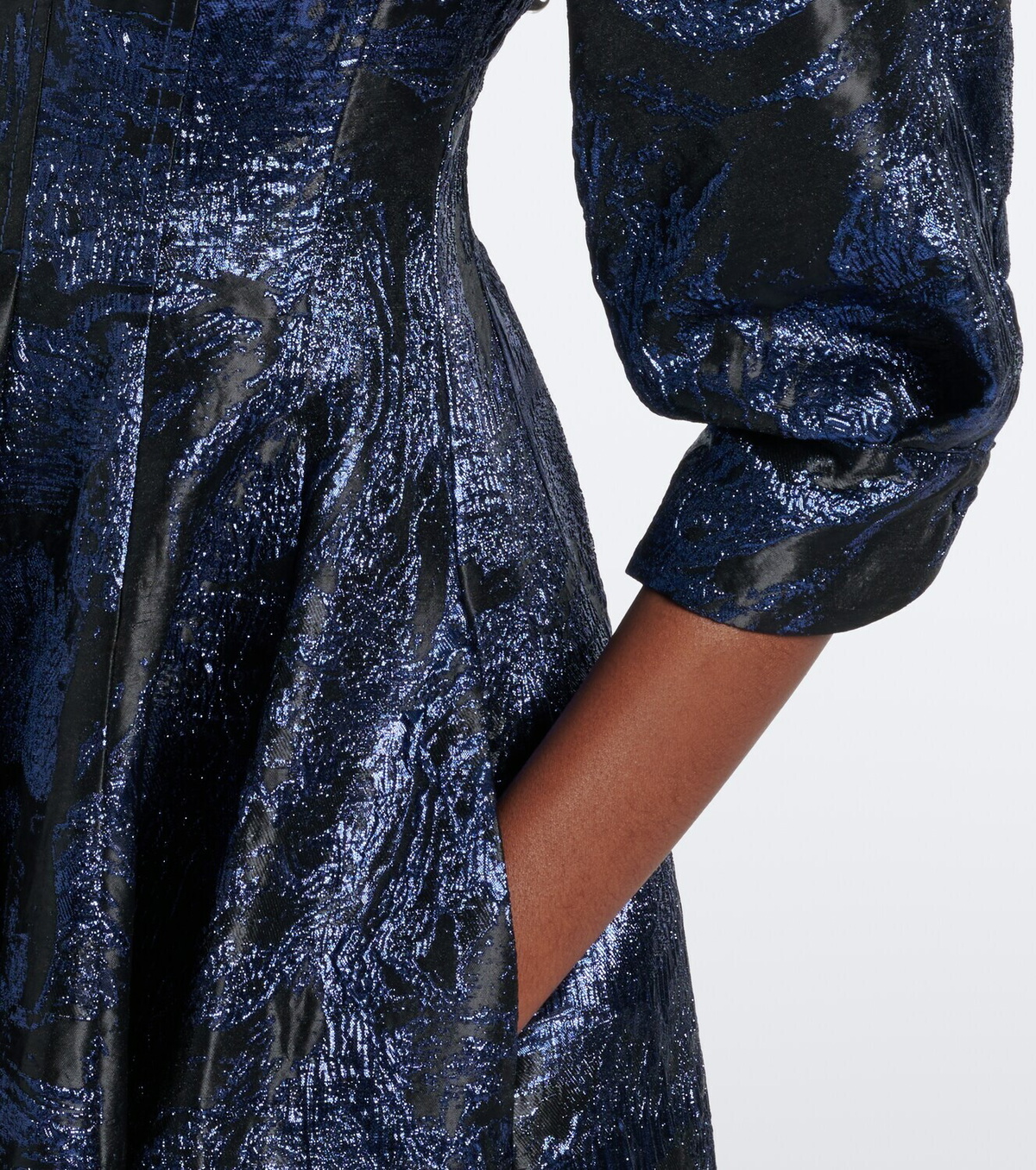 Simkhai Claravelle jacquard gown