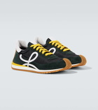 Loewe Flow Runner 2.0 suede-trimmed sneakers