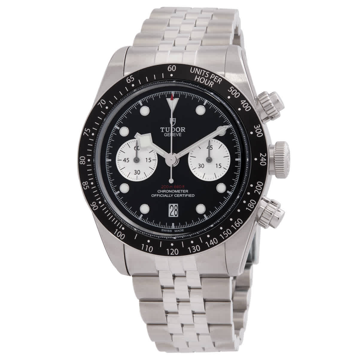 Tudor Black Bay Chrono Automatic Chronometer Black Dial Watch M79360N-0013