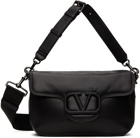 Valentino Garavani Black Nappa Leather Shoulder Bag