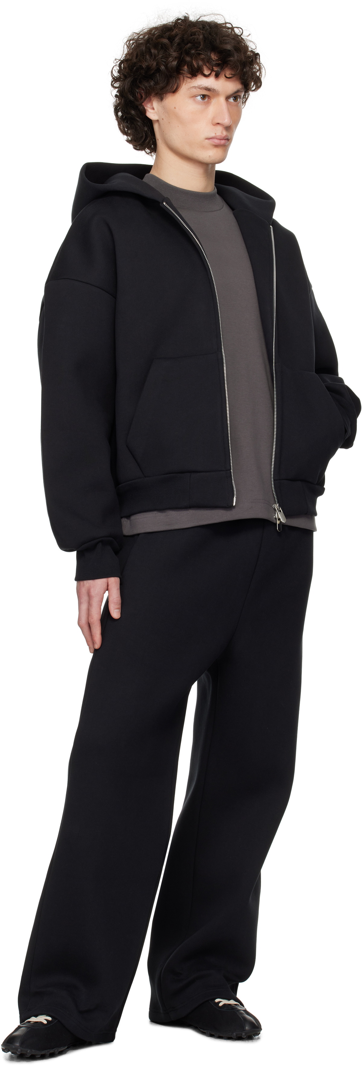 Seventh Black V2 Zipped Hoodie Seventh