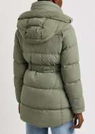 Canada Goose Marlow Belted Quilted Shell Coat Sage