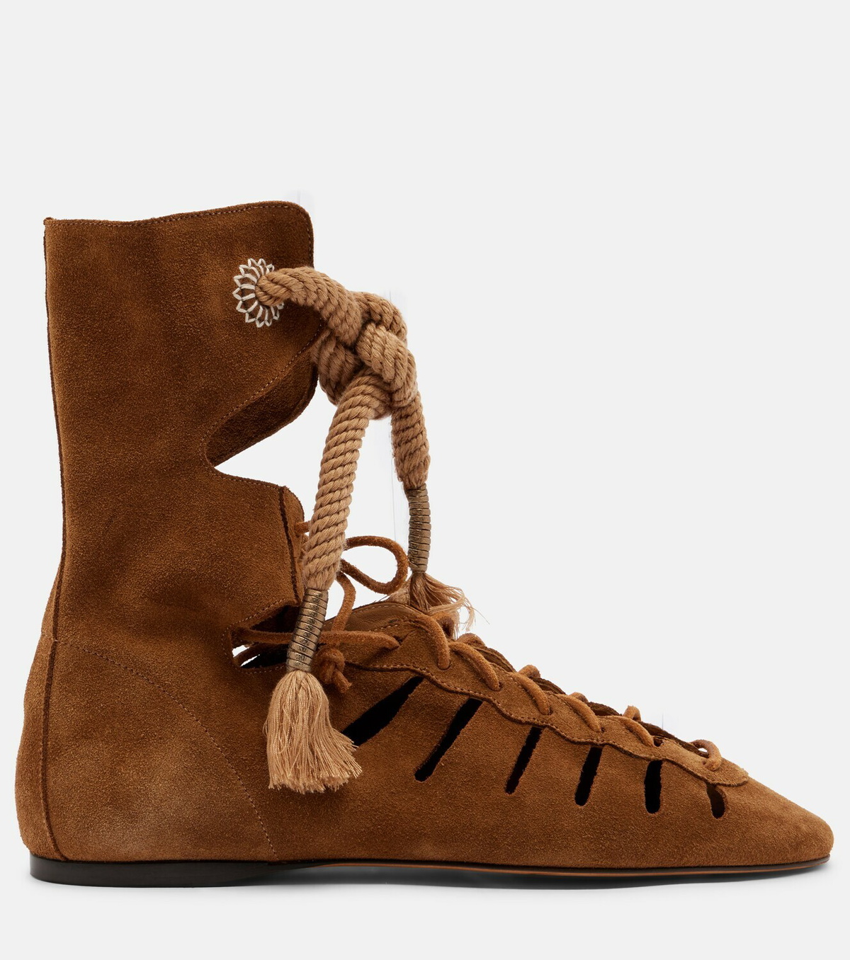 Isabel Marant Liade suede lace-up ankle boots