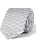 HUGO BOSS - 6cm Silk-Jacquard Tie - Gray