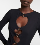 Burberry - Cutout stretch jersey bodysuit