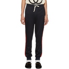 Gucci Blue Web Lounge Pants