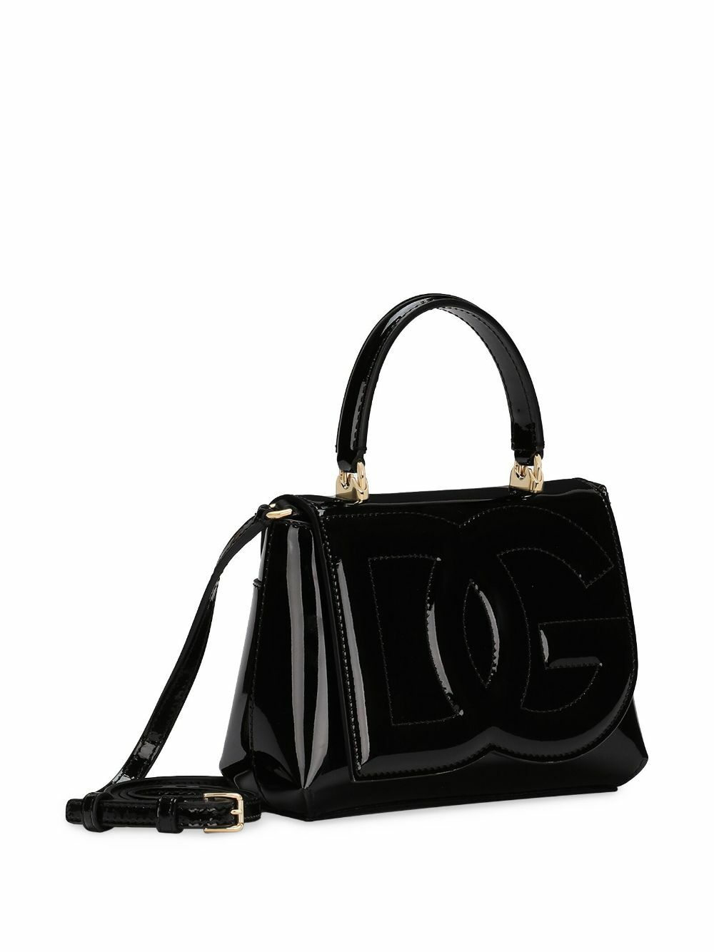 DOLCE & GABBANA - Dg Logo Patent Leather Handbag Dolce & Gabbana DOLCE & GABBANA - Dg Logo Patent Leather Handbag Dolce & Gabbana
