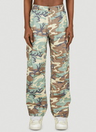 Camouflage Cargo Pants in Green