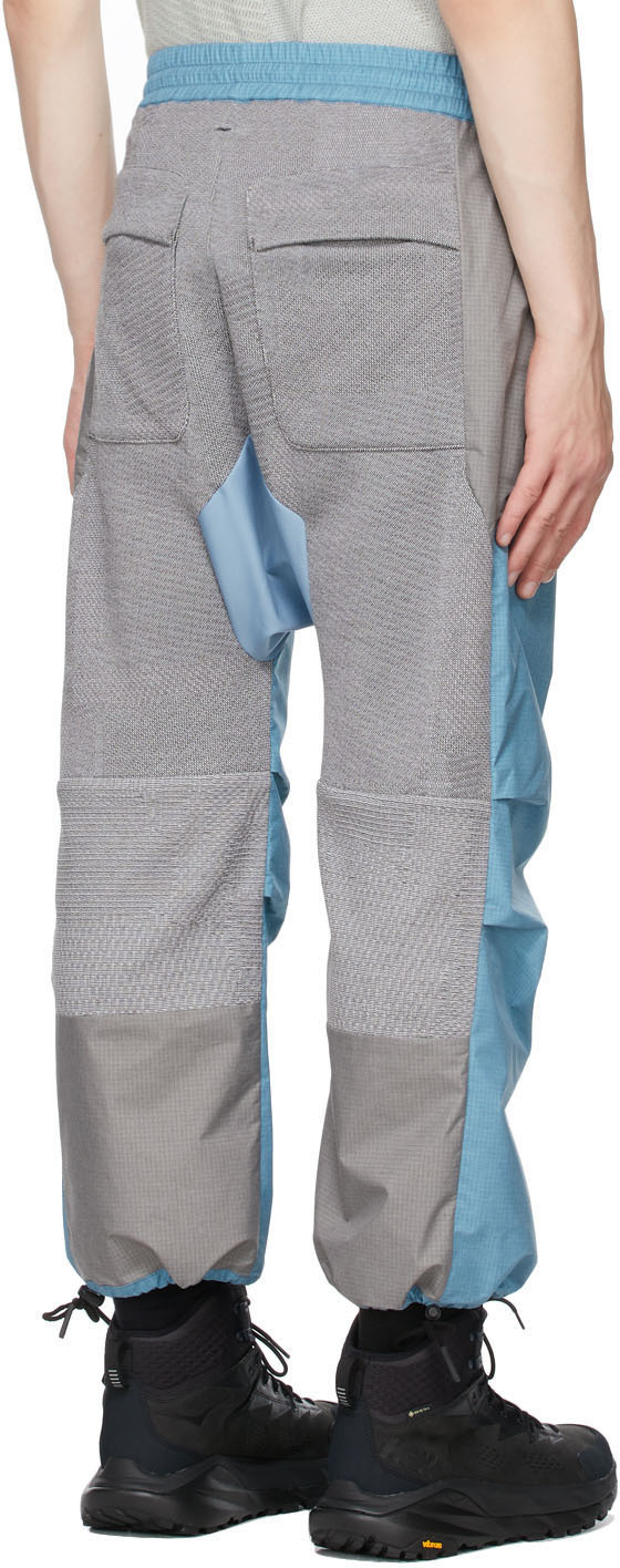 BYBORRE Blue & Grey Weight Map Field Lounge Pants BYBORRE