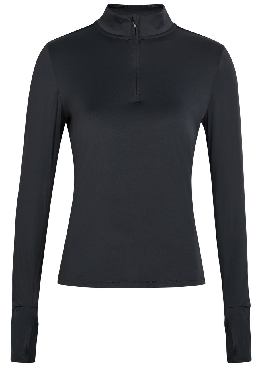 Tala Ultralite Half-zip Stretch-jersey gym top Navy