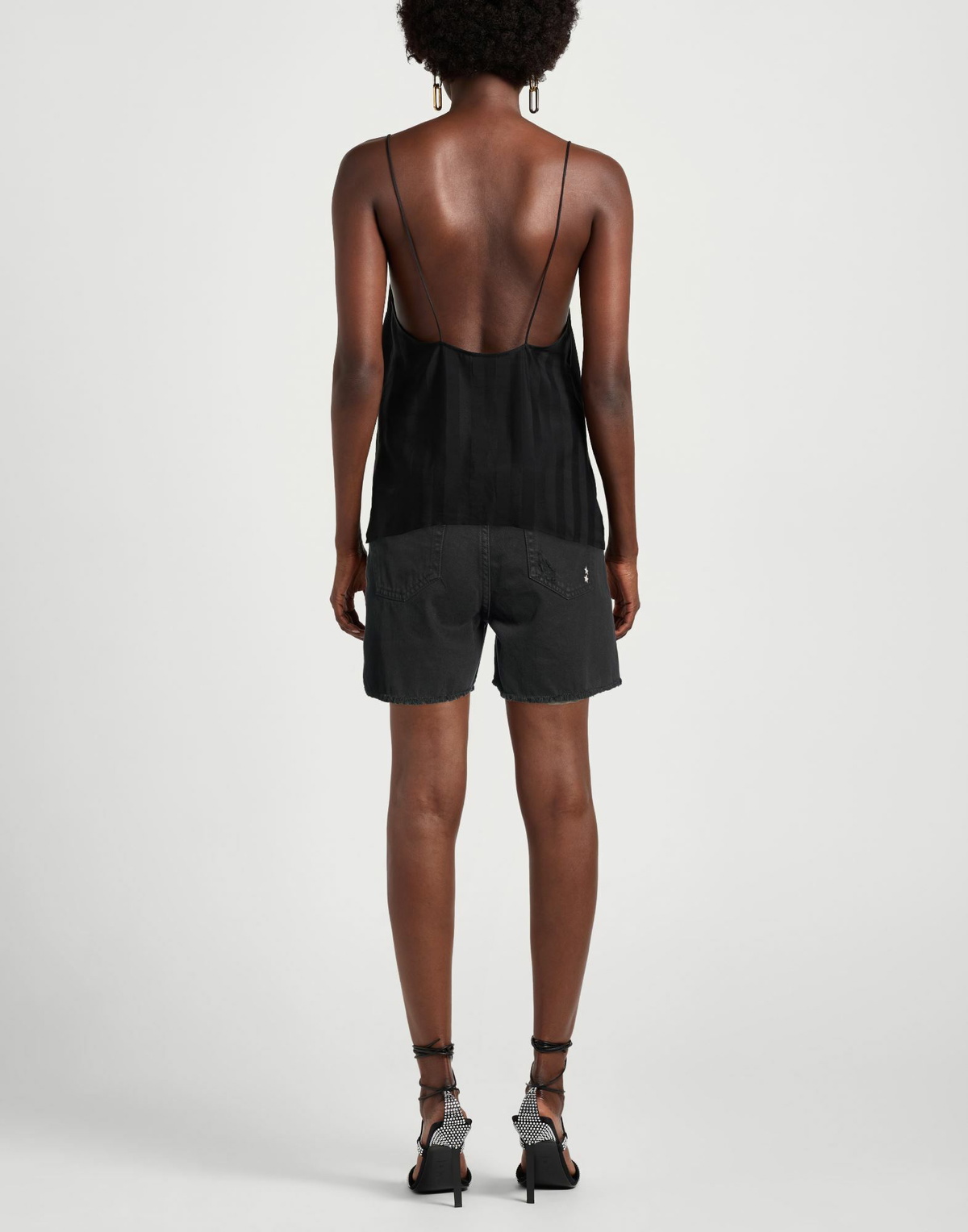 Icon Denim Womens Denim shorts in Black