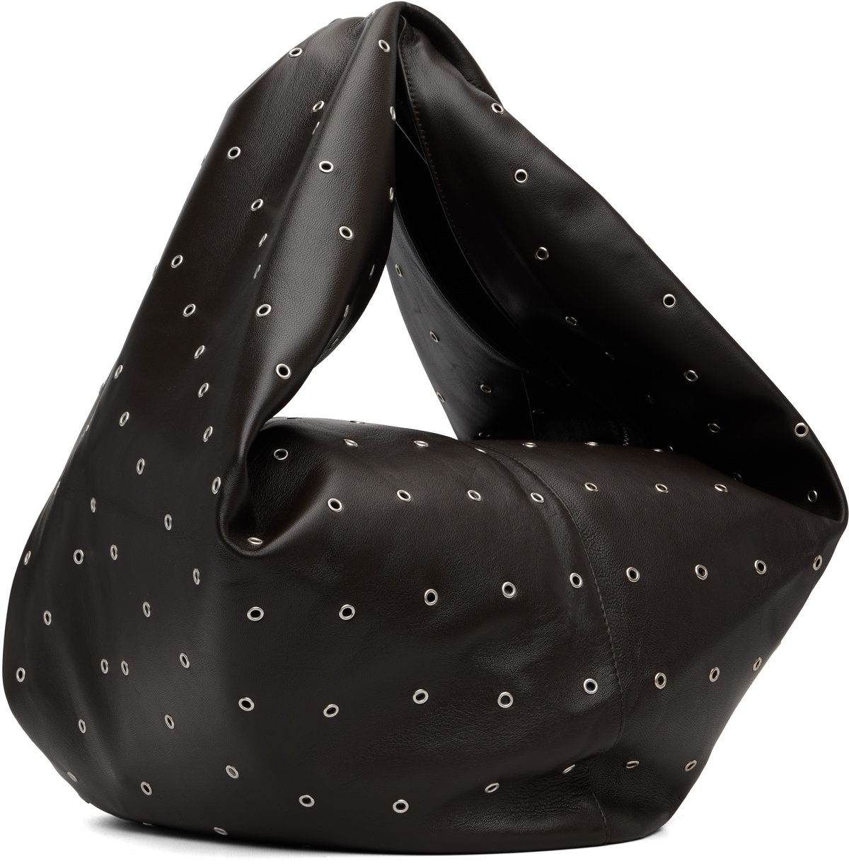 Gimaguas Brown Luna Eyelets Bag