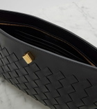 Bottega Veneta Andiamo Intrecciato Small leather clutch