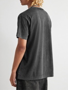 Givenchy - Oversized Logo-Embroidered Cotton-Jersey T-Shirt - Gray