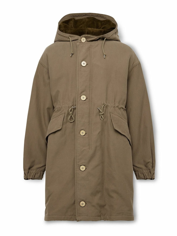 Photo: Visvim - Cotton and Nylon-Blend Hooded Parka - Brown