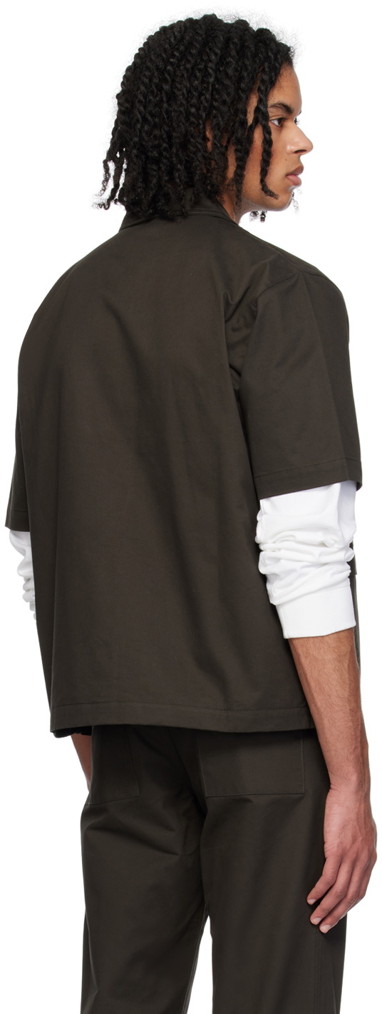 GR10K Brown Solid Shirt