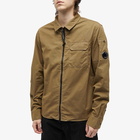 C.P. Company Men's Arm Lens Overshirt in Butternut