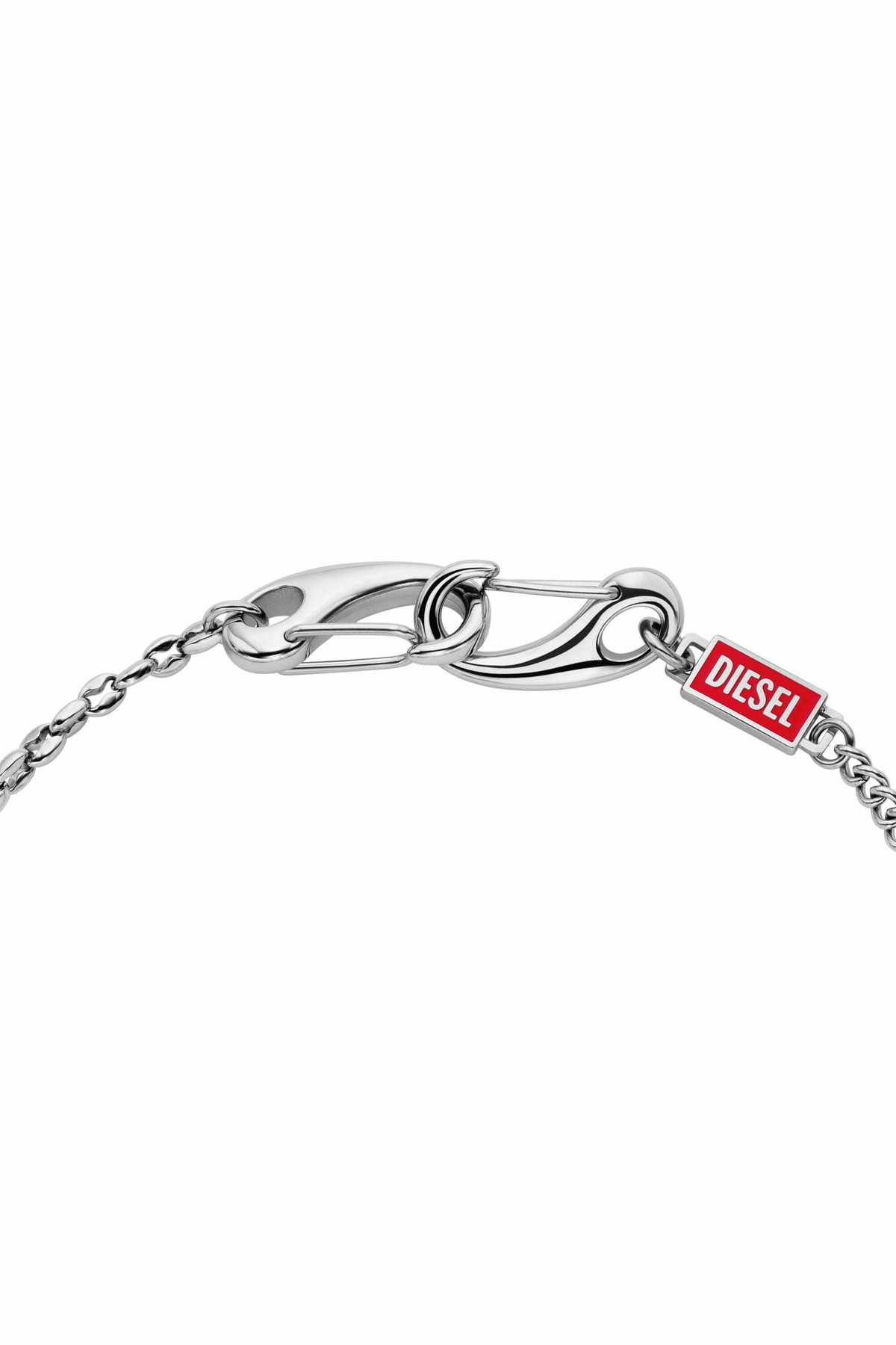 Diesel Stainless steel multi-wear chain necklace - Necklaces - Unisex - Silver