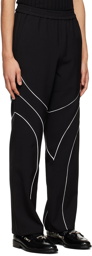 CALVINLUO Black Polyester Trousers